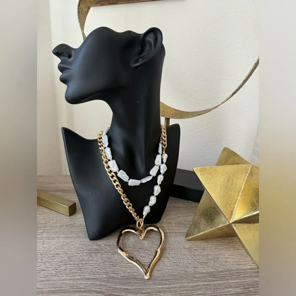 Heart necklace N790
